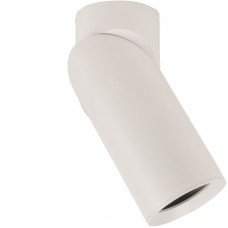 Σποτ Στρογγυλό Οροφής Κινητό με ντουί GU10 Αλουμινίου Λευκό 925220/WH